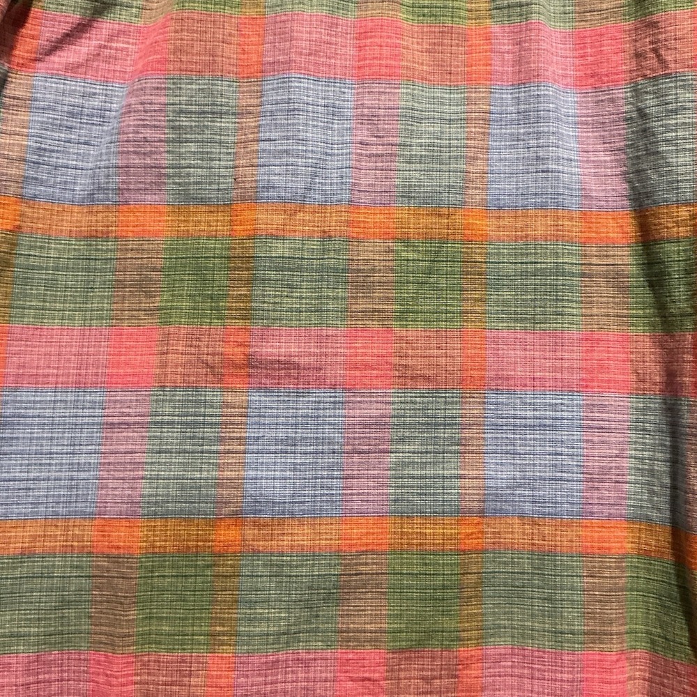Visconti‎ Black Men's Plaid Shirt Long Sleeve XL Spring Colors Beach Resort